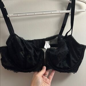 Auden Elegant Black Lace Bra